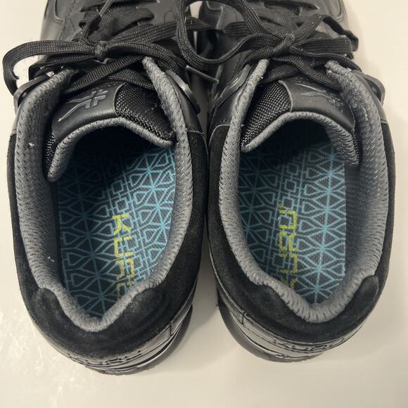 Kuru Kinetic Mens Size 13 Black Athletic Leather Walking Shoes Sneakers - Picture 8 of 10